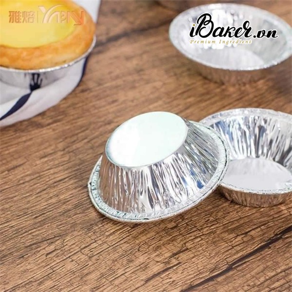 Đế tart bạc hình tròn 207