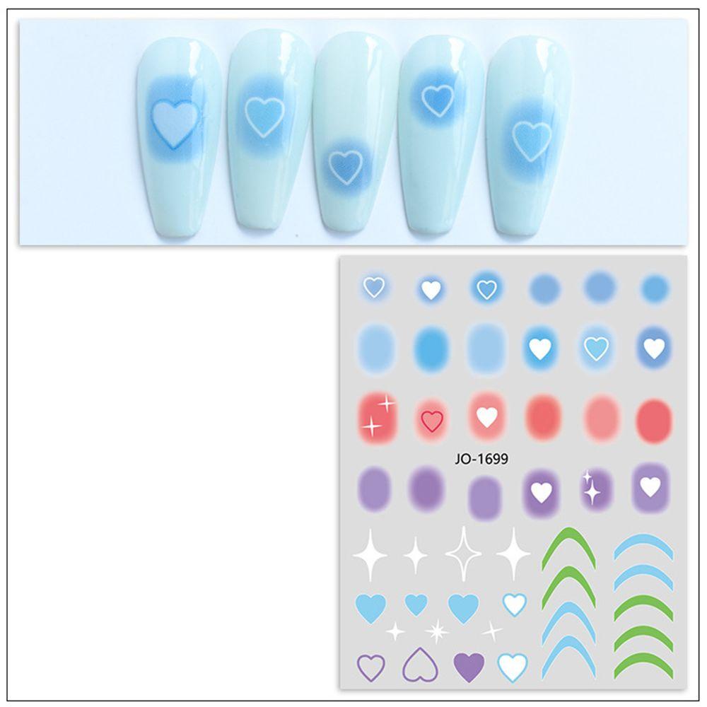 Miếng Dán Trong Mờ Tự Dính Trang Trí Móng Tay Cho Nữ DIY