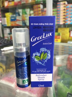GREENLUX xịt thơm miệng