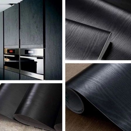 Decal Đen Nhám, Giấy Dán Màu Đen, Dán Bàn, Tủ