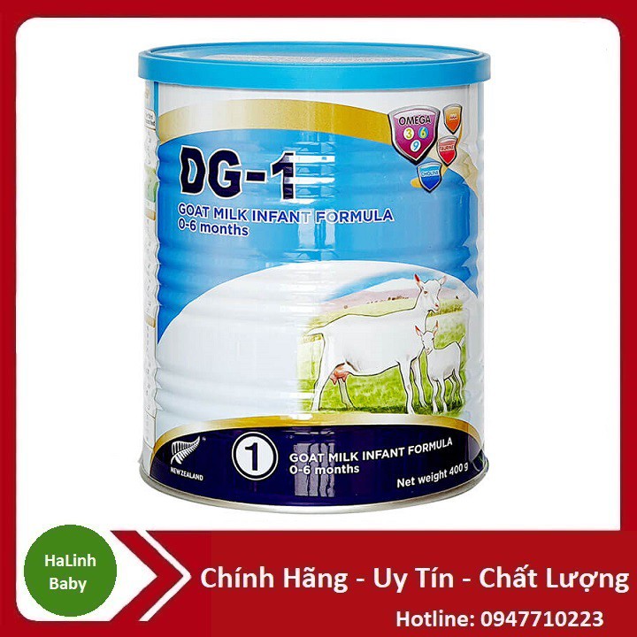 [Chính Hãng] Sữa Dê DG 1 400g [Date 2022]