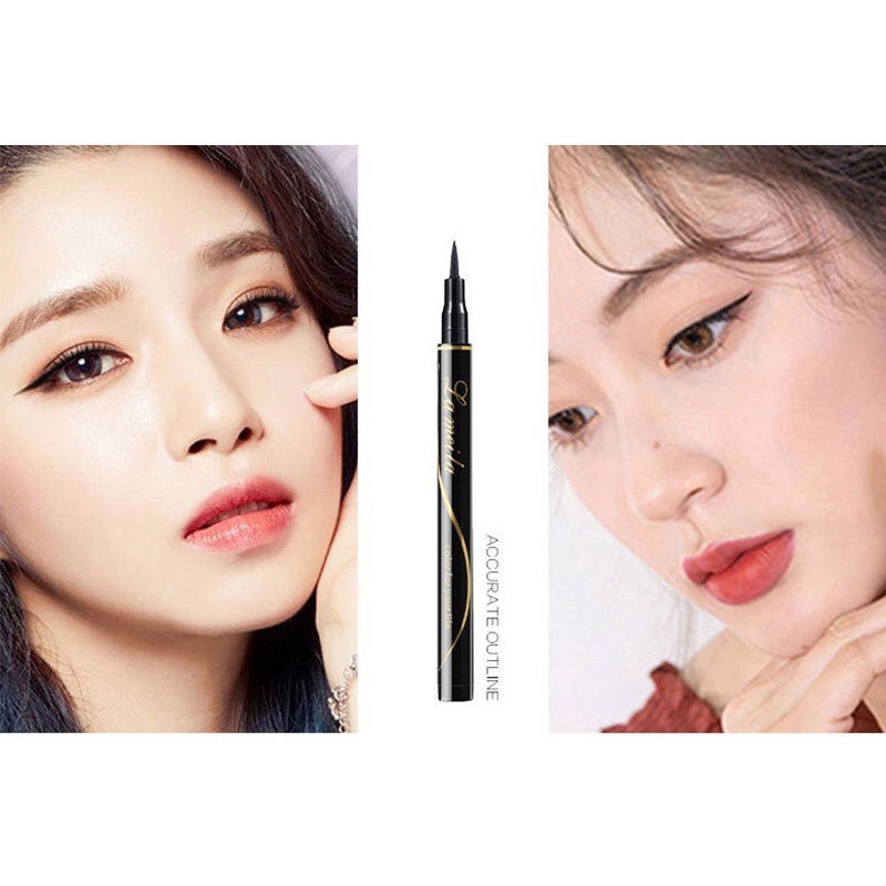 Bút kẻ mắt dạ LAMEILA chống nước lâu trôi Waterproof Liquid Eyeliner Pen Mỹ Phẩm Hana Hàng Nội Trung