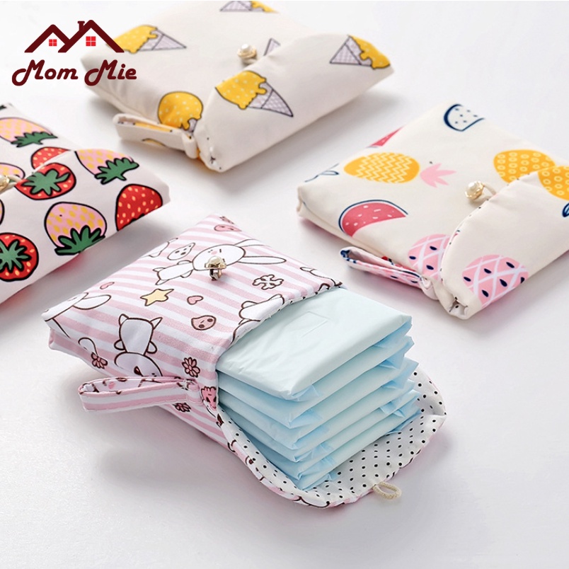 [MỚI] Túi đựng băng vệ sinh, son môi, mỹ phẩm và các vật dụng cá nhân nhiều mẫu xinh xắn - J241