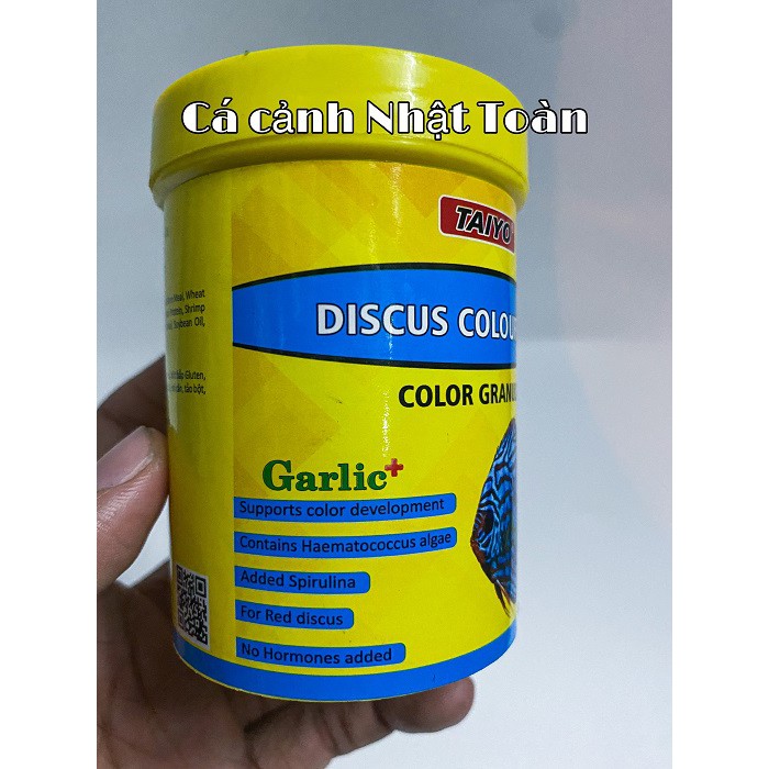 THỨC ĂN LÊN MÀU CÁ DĨA DISCUS COLOR BLUE GRANULES TAIYO 70G