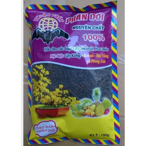 Phân Dơi nguyên chất tốt cho Mai - phong Lan - Bonsai 150 gr