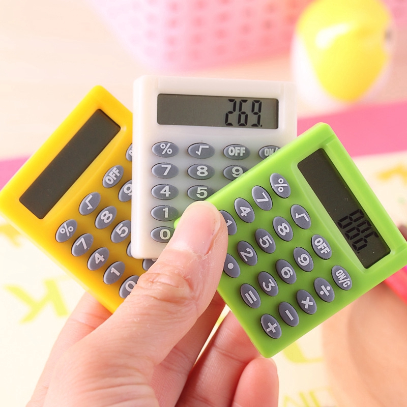 Máy Tính Mini Hình Vuông Dễ Thương