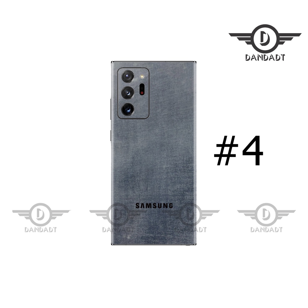 MIẾNG DÁN DA SAMSUNG GALAXY NOTE 20, NOTE 20 ULTRA - MIỄN PHÍ KHẮC TÊN, SĐT, CHỮ KÝ...