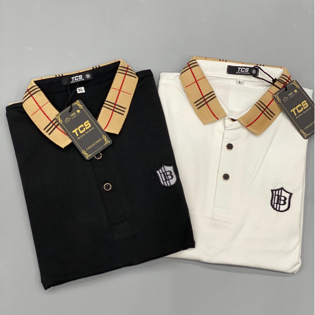 Áo thun nam polo coton cao cấp in thêu | BigBuy360 - bigbuy360.vn