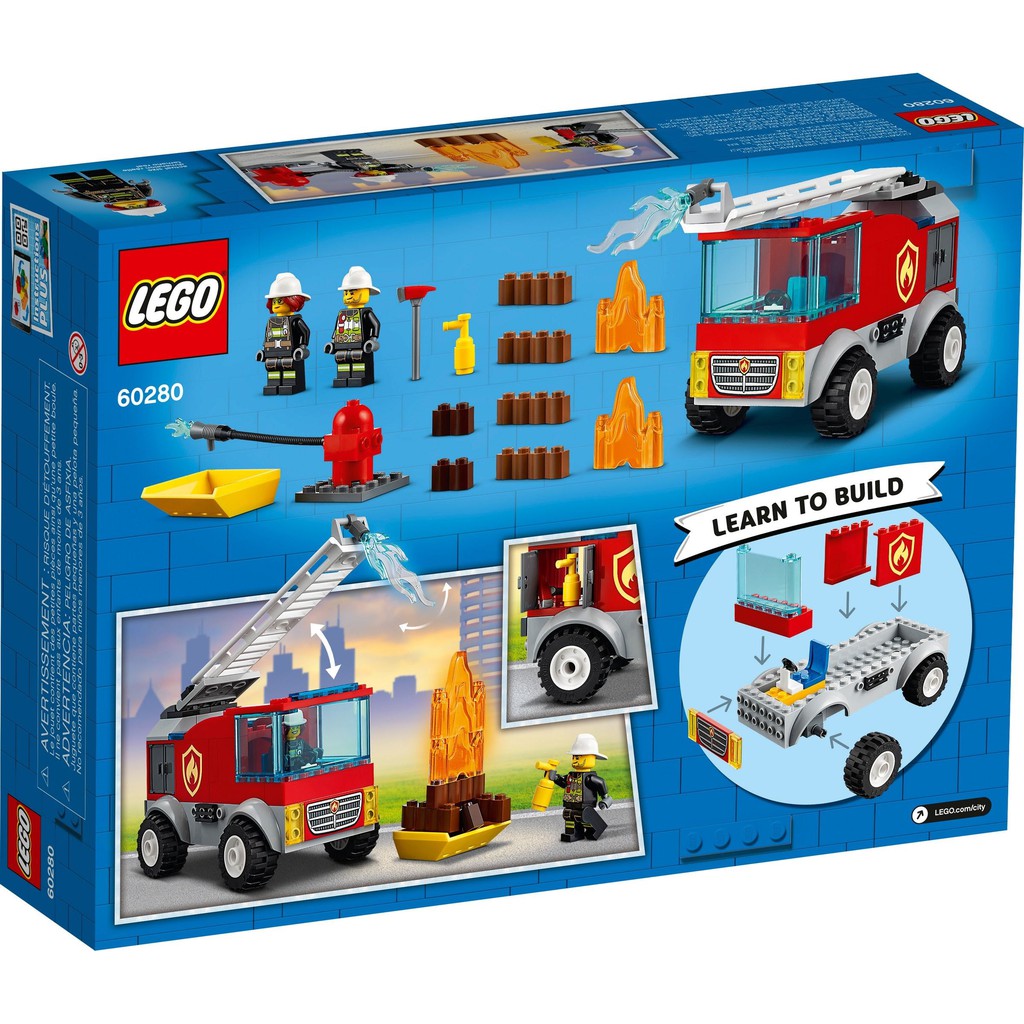 LEGO 60280 City - Xe Thang Chữa Cháy