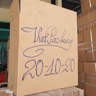 20x10x20 - 25 hộp carton đóng hàng đựng nón đẹp V098