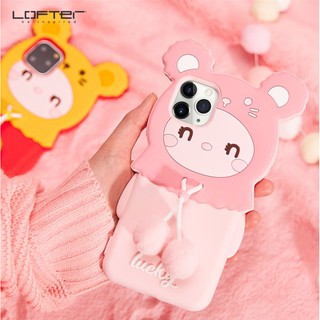 Ốp lưng Thú Cưng Dễ thương Cho Iphone11 ( LOFTER )