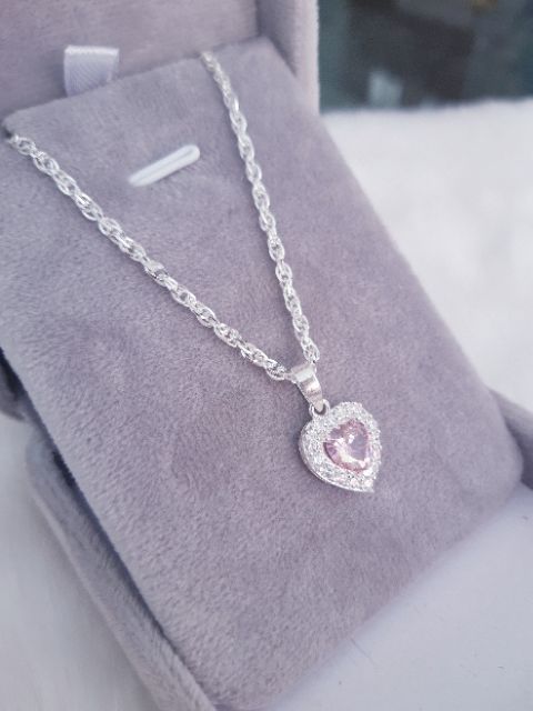 Dây chuyền bạc nữ hình trái tim