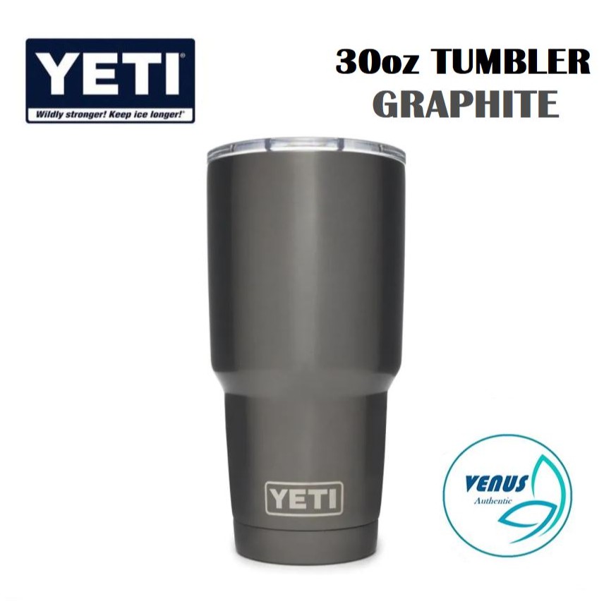 Ly giữ nhiệt YETI 30oz Graphite + Nắp Magslider (900 ml) - Stainless Steel/ Thép không gỉ cao cấp - BILL MĨ