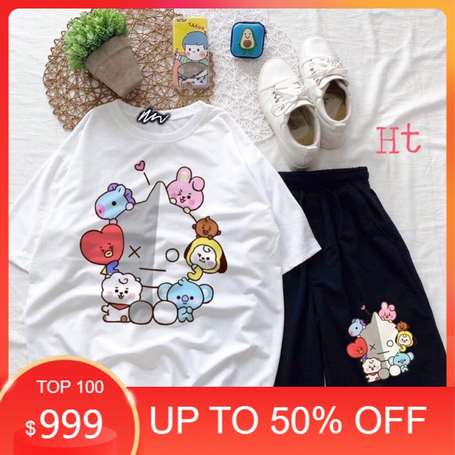 Sét áo thú XO + quần đùi thú XO HT12 , sét áo nam nữ,  sét bộ mặc ở nhà MODY