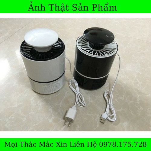 Đèn Bắt Muỗi Thông Minh Hình Trụ Sạc USB (Bảo Hành 12 Tháng)