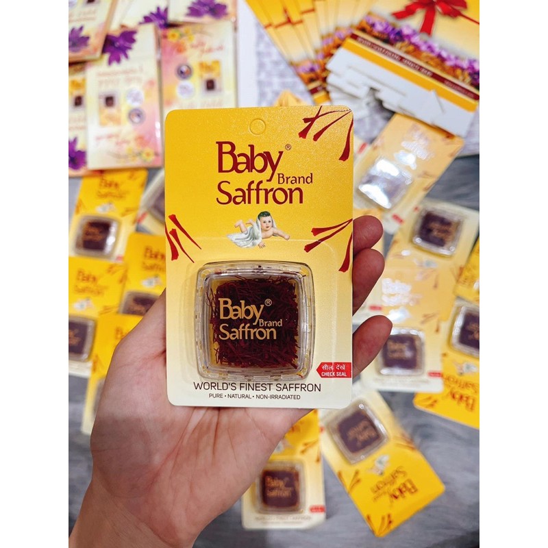 Saffron, nhuỵ hoa nghệ tây BABY SAFFRON Ấn Độ nhập khẩu CHÍNH HÃNG, combo 5gr | BigBuy360 - bigbuy360.vn