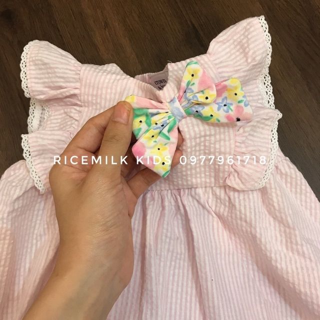 Bộ Áo Cánh Tiên Quần Hoa xuất dư cho bé gái