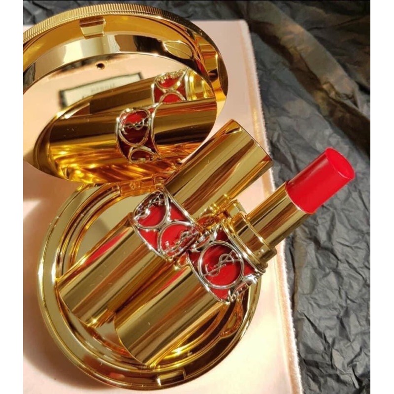 Son thỏi lì YSL 46 Orange Perfecto màu cam đào hàng sẵn