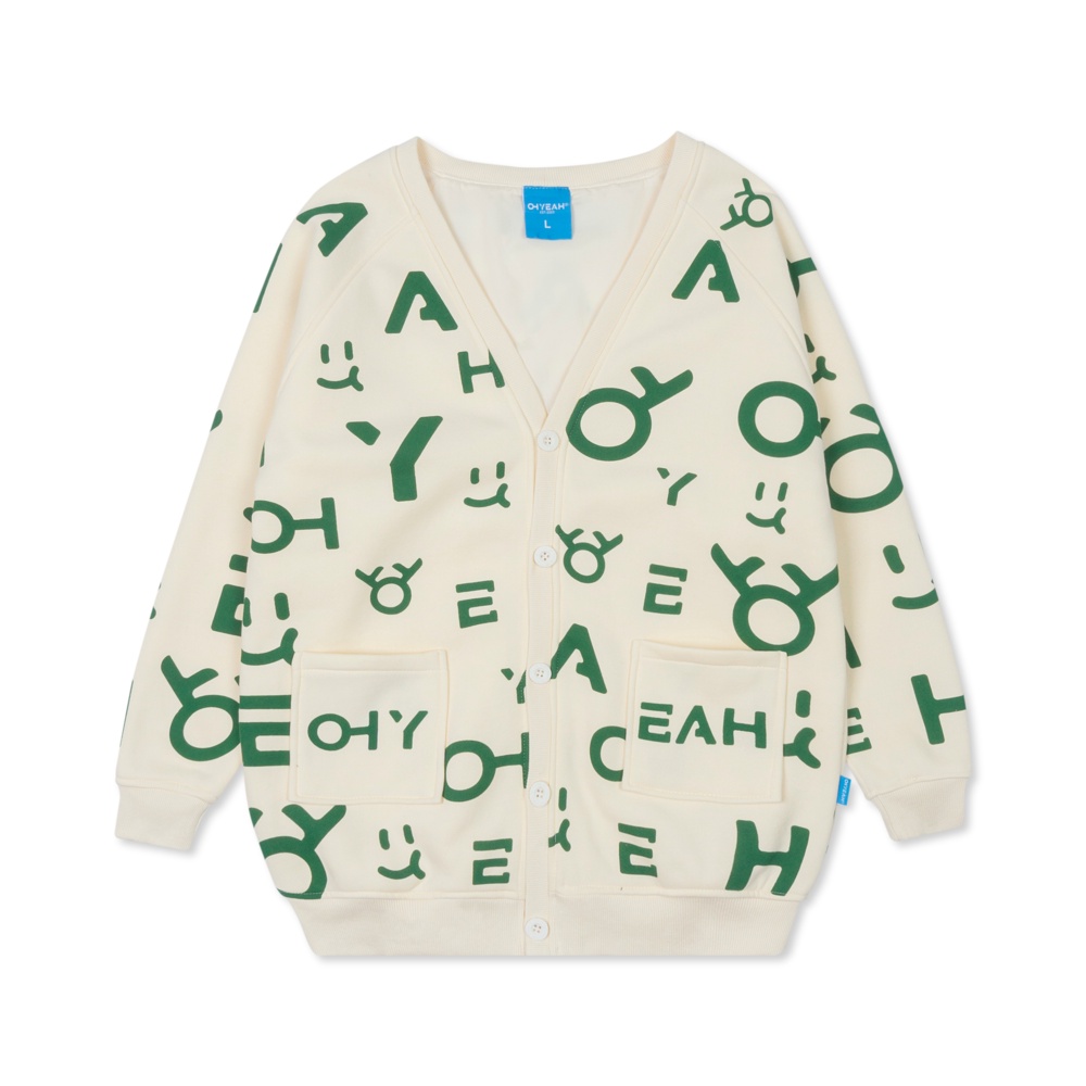 Áo Cardigan Unisex Local Brand OHYEAH LOGO