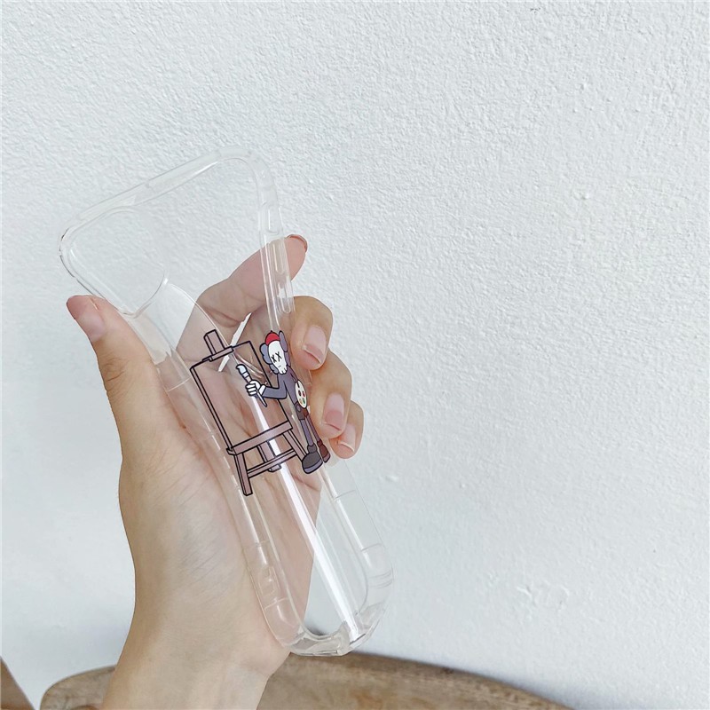 Ốp điện thoại từ TPU mềm in hình Kaws chống sốc cho Iphone 13 Pro Max X XR XS MAX 6s 7 8 plus 12/11 pro max 7plus 8plus 13mini