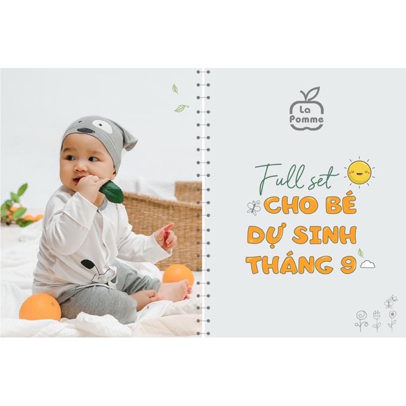 BST Quần áo sơ sinh chó đốm La Pomme