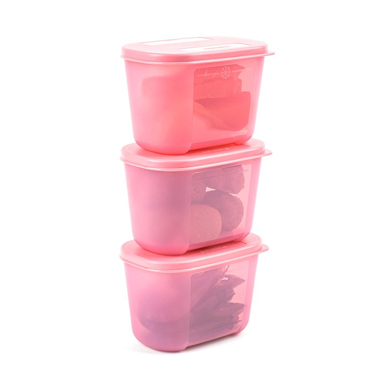 Tupperware hộp nhựa dẻo trữ đông trữ mát thực phẩm tủ lạnh dung tích 300ml TU17