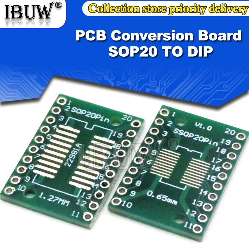 Set 10 Bảng Chuyển Đổi Từ SMD Sang DIP SOP 8/16/14/20/24/28P SOT89 SOT23 SOT223 Đến DIP SOP/MSOP/MSOP/Tsop