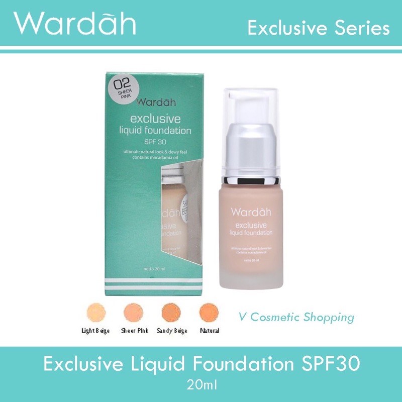 (hàng Mới Về) Kem Nền Dạng Lỏng Dung Tích 20ml Wardah | BigBuy360 - bigbuy360.vn