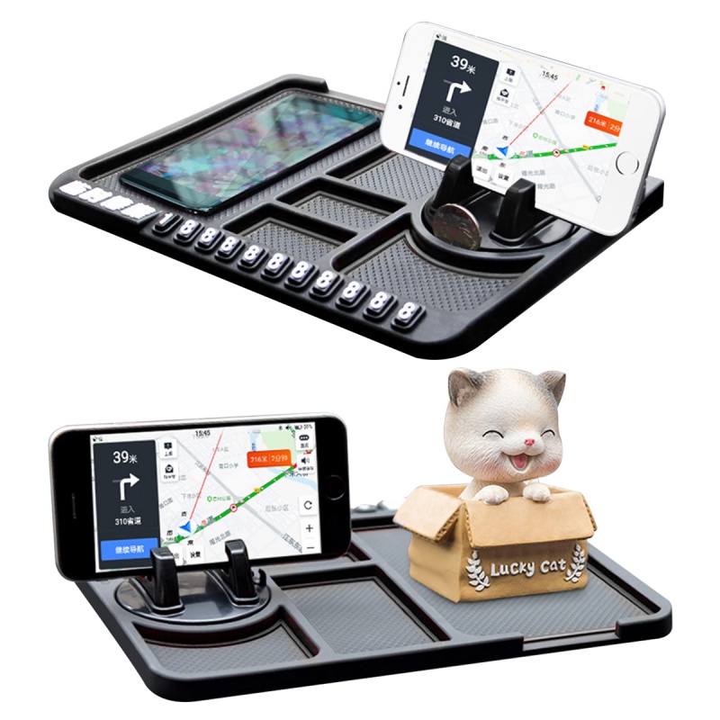 HdoorLink Bảng điều khiển ô tô Chống trượt Mat Đệm điện thoại tự động