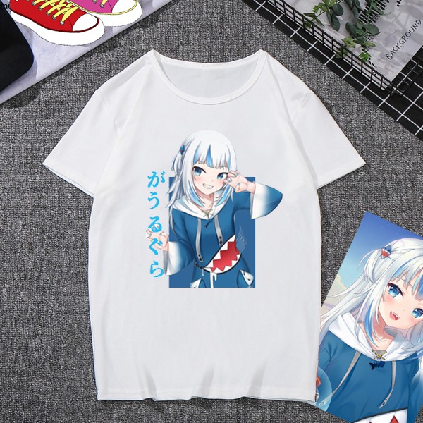 áo thun anime manga Gawr Gura Hololive nhiều mẫu ver2