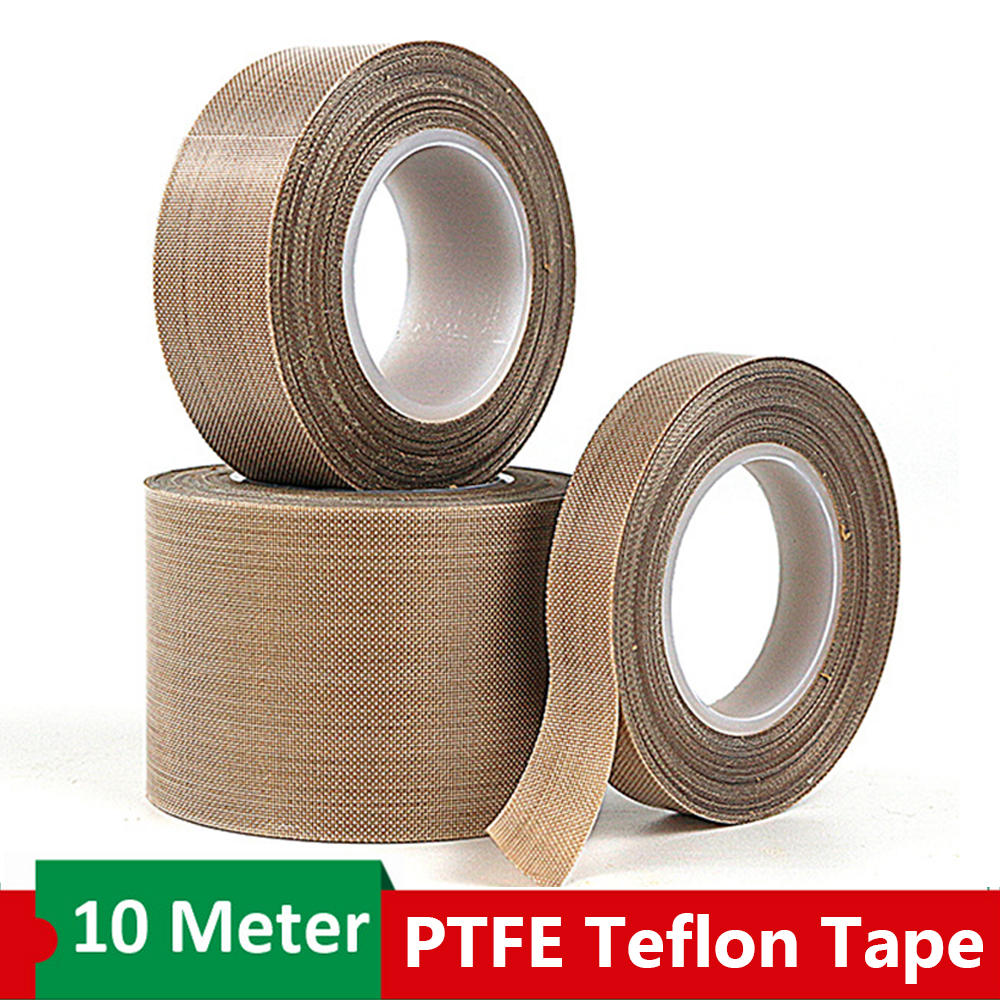 Cuộn Băng Keo PTFE 10M Cách Nhiệt Chống Mòn Chịu Nhiệt Độ Cao