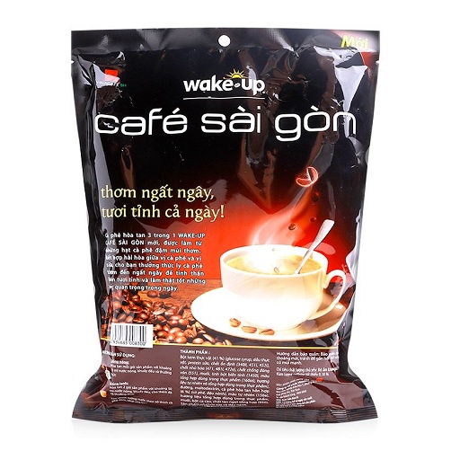 COMBO 2 GÓI CÀ PHÊ SÀI GÒN WAKE UP ( 24 gói x 19gr )