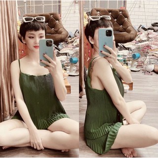 Sét bộ lụa dập ly 2 dây hót hòn họt ạ