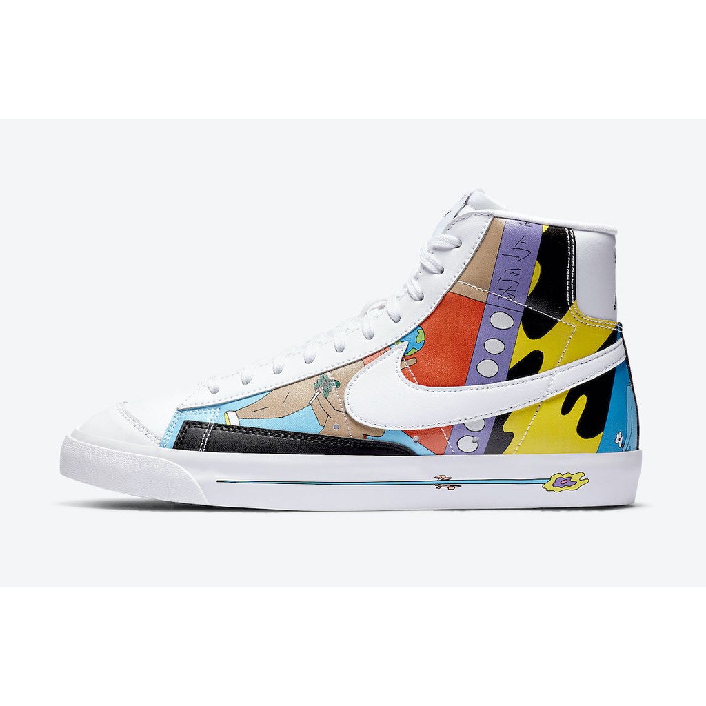 Giày Nike Chính Hãng FREESHIP Nike Mid Blazer Vintage Auth - Giày Nike Cổ Cao Classic Chính Hãng - Simple Sneaker