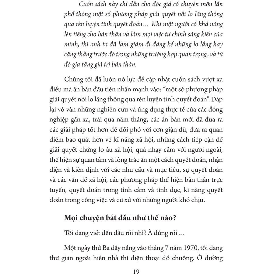 Sách: Quyền Lợi Hoàn Hảo - Quyết Đoán, Bình Đẳng Trong Các Mối Quan Hệ Và Cuộc Sống [Minh Long]