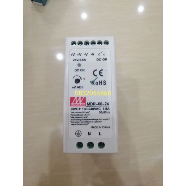 MDR-60-24 MDR-20-24 Bộ nguồn SZ Mean Wel MDR-60-24 MDR-20-24