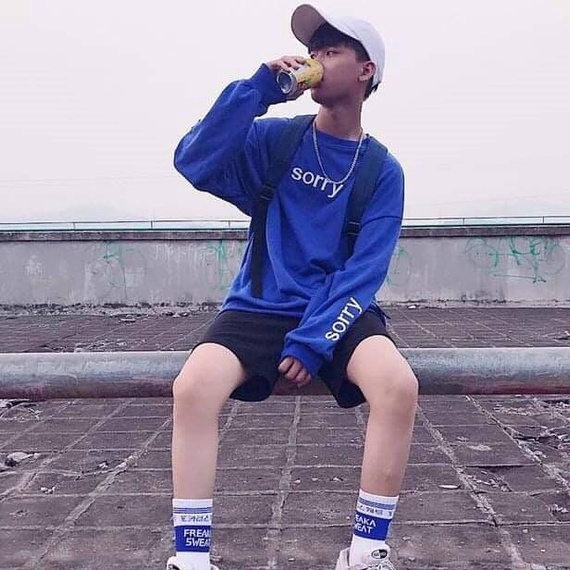 Áo khoác nỉ bông cotton dày mịn - hoodie form rộng unisex sorry - 2N Unisex