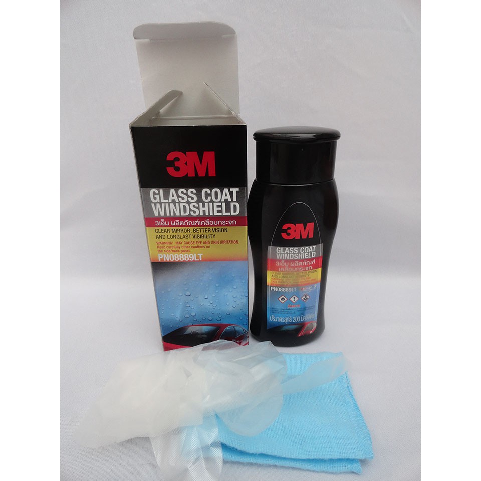 CHỐNG BÁM NƯỚC TRÊN KÍNH XE Ô TÔ 3M 08889LT, 200ml (Glass Coat Windshield, 3M 08889LT, 200ml)