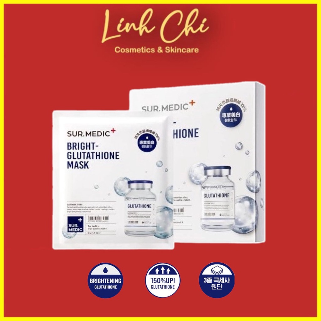Mặt Nạ Trắng Da Neogen Sur Medic Bright Glutathione Mask