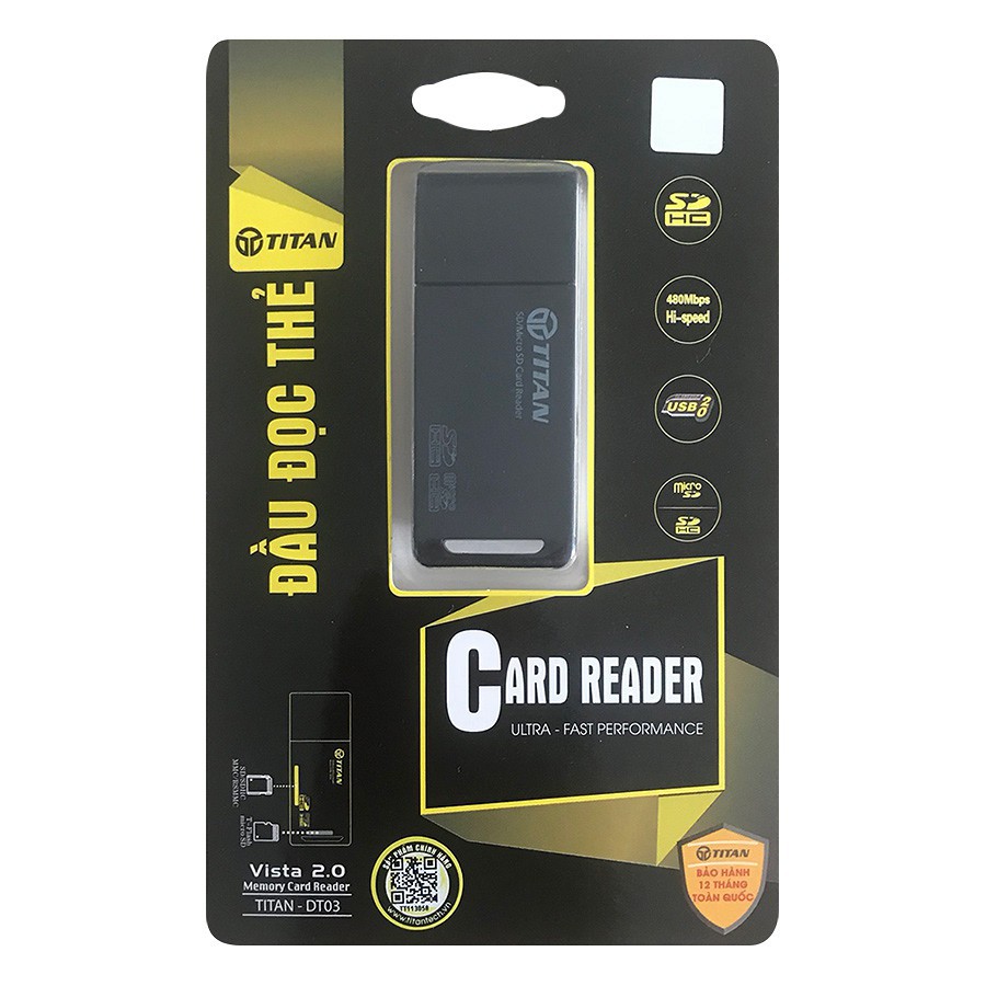- ĐẦU ĐỌC THẺ NHỚ TITAN DT03 - HÀNG CHÍNH HÃNG - Hàng Chính Hãng