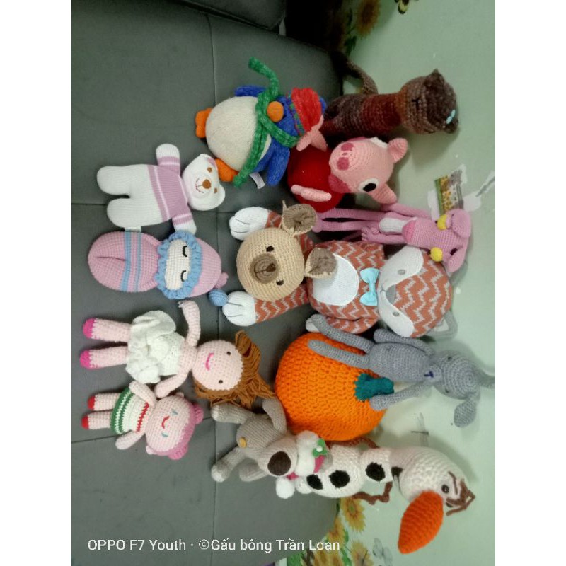 Gấu bông đan len