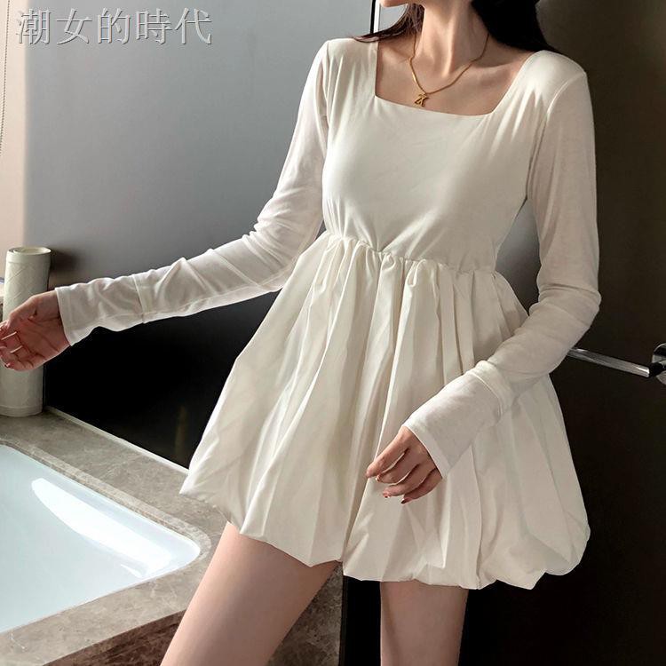 Đầm Dệt Kim Tay Dài Lưng Cao Thời Trang Xuân Thu Cho Phái Nữ | BigBuy360 - bigbuy360.vn