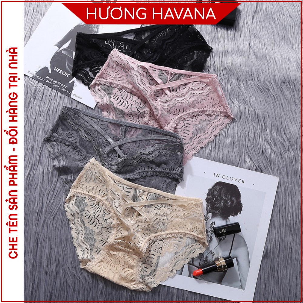 Quần lót ren vic siêu mỏng thoáng sexy HAVANA FLQ47