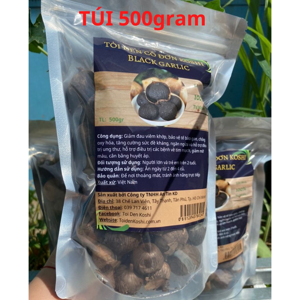 500 gram tỏi đen cô đơn, vị ngọt,dẻo, lên meo 100% tự nhiên, chuẩn hàng xuất khẩu