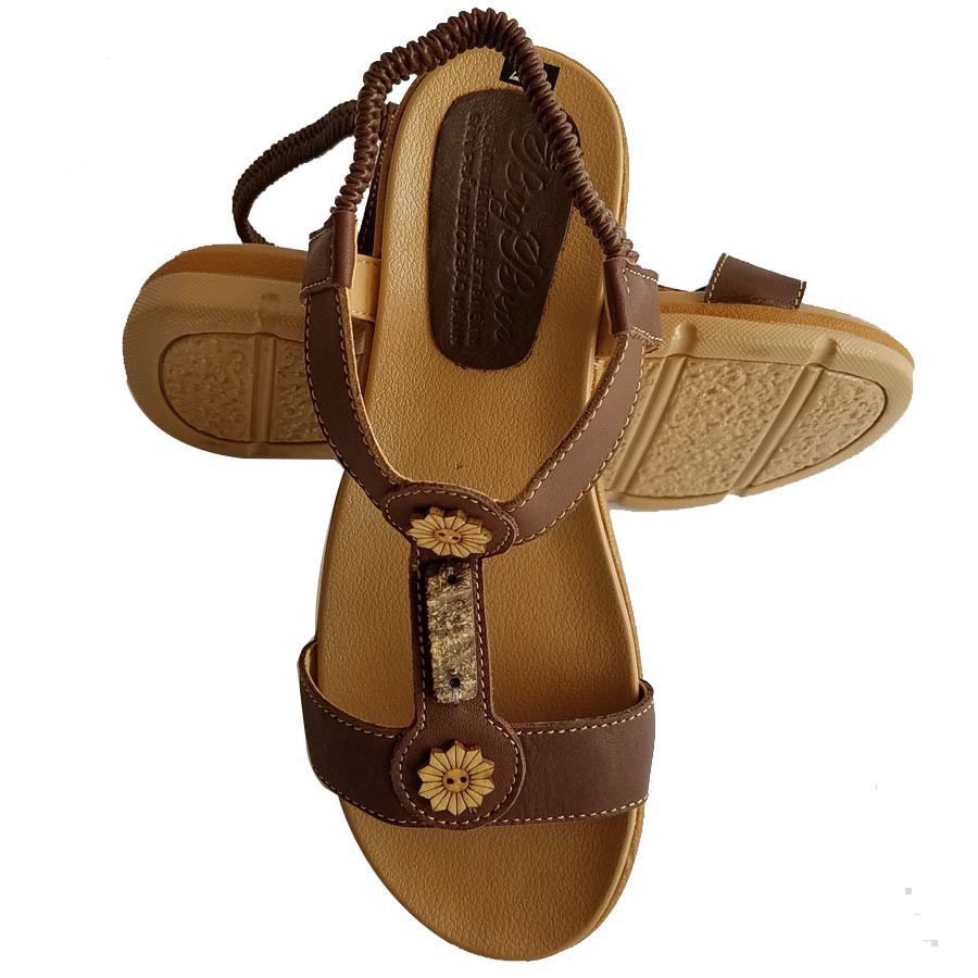 Giày Sandal Nữ BIGBEN Da Bò Thật Cao Cấp SDN34