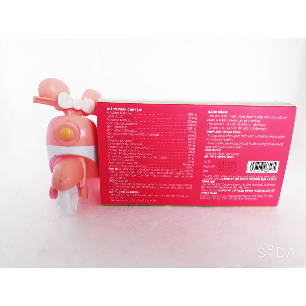 Siro BIGKID, hỗ trợ tăng cường tiêu hóa, giúp ăn ngon; tăng cường sức đề kháng cho trẻ