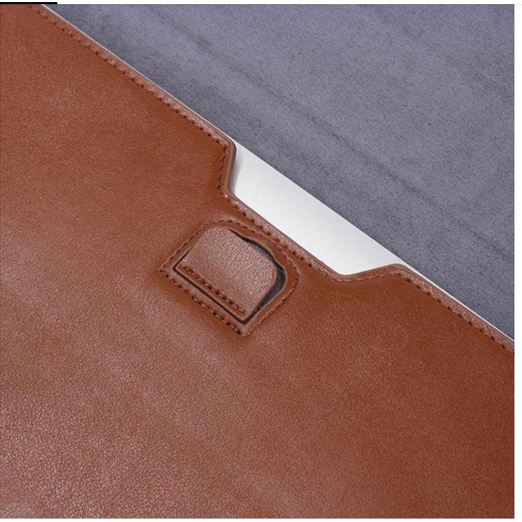 Túi đựng laptop da PU kiêm giá đỡ thích hợp cho iPad Air Pro Huawei HP Asus 11 12 13 14 15 16.2 inch