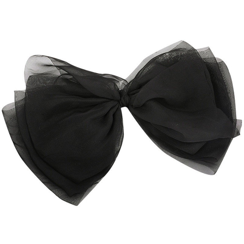 Kẹp Tóc Đính Nơ Vải Chiffon Thời Trang Cho Nữ