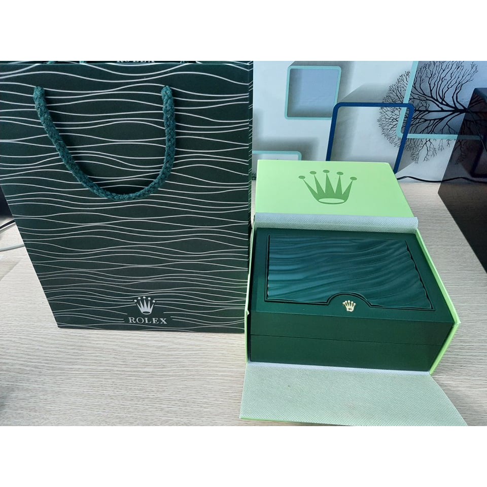 Hộp Đựng Đồng Hồ Rolex, Hublot Loại Cao Cấp Nhất, Đầy Đủ Túi Xách, Thẻ, Hộp sổ.