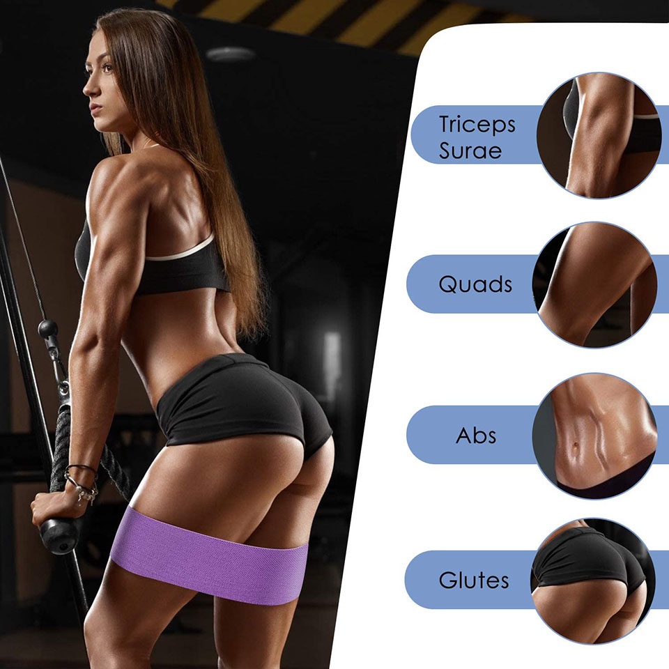 Dây Cao Su Kháng Lực Co Giãn Chống Trượt Dùng Tập Thể Hình Tại Nhà